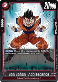 Son Gohan : Adolescence #FB01-016