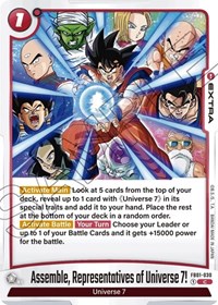 Assemble, Representatives of Universe 7! #FB01-030