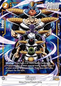 Ginyu - FB01-109 (Alternate Art) #FB01-109