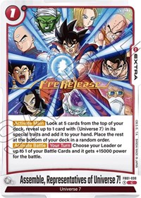 Assemble, Representatives of Universe 7! #FB01-030
