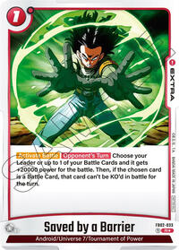 Saved by a Barrier - FB02-033 (Championship Pack 01) #FB02-033