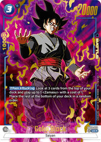 Goku Black - FB02-039 (Championship Pack 01) (Gold) #FB02-039