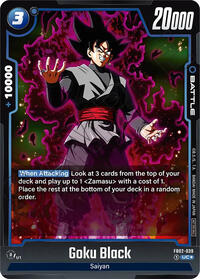 Goku Black - FB02-039 (Championship Pack 01) #FB02-039