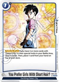 You Prefer Girls With Short Hair? (Tournament Pack 03) #FB03-052