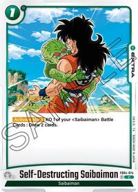 Self-Destructing Saibaiman #FB04-074