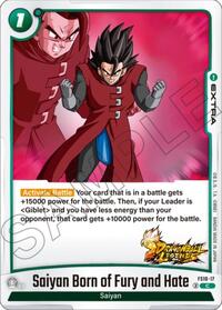 Saiyan Born of Fury and Hate #FS10-17