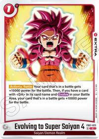 Evolving to Super Saiyan 4 #FB07-023