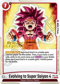 Evolving to Super Saiyan 4 #FB07-023