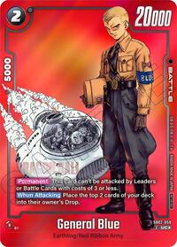 General Blue - SB02-059 (Limited Pack MANGA Version 02) #SB02-059