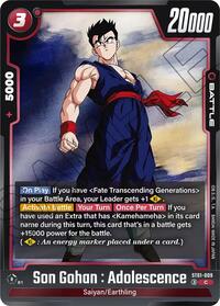 Son Gohan : Adolescence - ST01-009 #ST01-009
