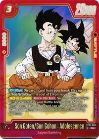 Son Goten/Son Gohan : Adolescence (Alternate Art) #ST01-008