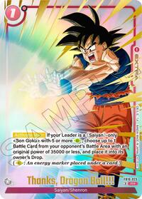 Thanks Dragon Ball!!! (Limited Pack 26-27 WAVE2) #FB10-023
