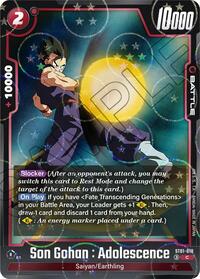 Son Gohan : Adolescence - ST01-010 (Dragon Ball Pattern) #ST01-010