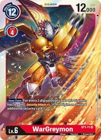 WarGreymon #ST1-11 SR