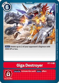 Giga Destroyer #ST1-15 C