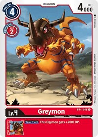 Greymon - BT1-015 #BT1-015 U