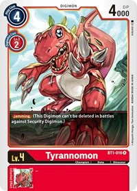 Tyrannomon #BT1-016 R