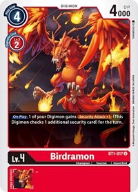 Birdramon - BT1-017 #BT1-017 U