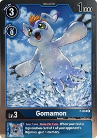 Gomamon - P-004 #P-004 P