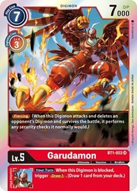 Garudamon - BT1-022 #BT1-022 SR