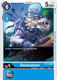 Garurumon - BT1-036 #BT1-036 U