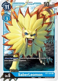 SaberLeomon #BT1-043 U