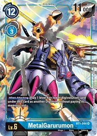 MetalGarurumon - BT1-044 (Alternate Art) #BT1-044 SR