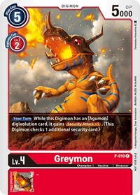 Greymon - P-010 #P-010 P