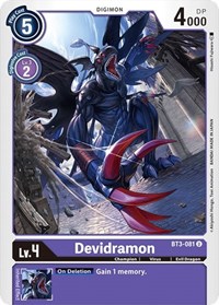 Devidramon #BT3-081 U