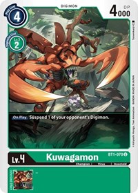 Kuwagamon #BT1-070 U