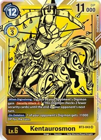 Kentaurosmon (Alternate Art) #BT3-043 SR