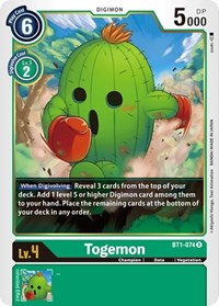 Togemon #BT1-074 R