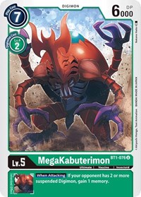 MegaKabuterimon #BT1-076 U