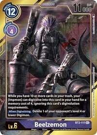 Beelzemon (Alternate Art) #BT2-111 SEC