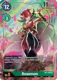 Rosemon (Alternate Art) #BT1-082 SR