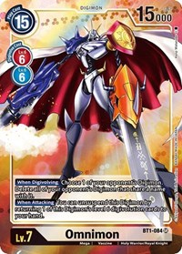 Omnimon (Alternate Art) #BT1-084 SR