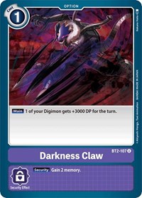Darkness Claw #BT2-107 U
