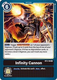 Infinity Cannon #BT2-106 R