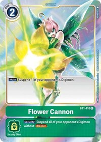 Flower Cannon (Alternate Art) #BT1-110 R