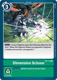 Dimension Scissor #BT1-112 C