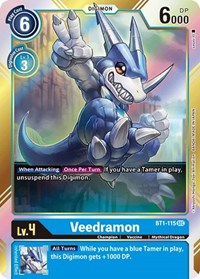Veedramon (Secret Rare) #BT1-115 SEC