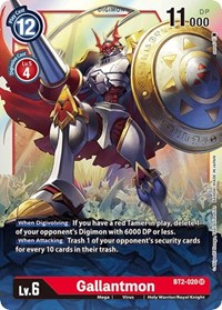 Gallantmon #BT2-020 SR