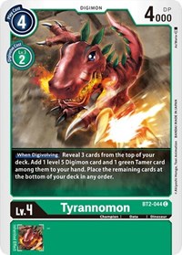 Tyrannomon - BT2-044 #BT2-044 C