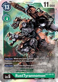 RustTyrannomon #BT2-051 SR