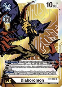 Diaboromon (Alternate Art) #BT2-082 SR