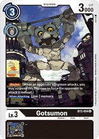 Gotsumon #BT2-054 U