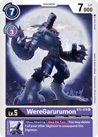 WereGarurumon - BT2-078 #BT2-078 C