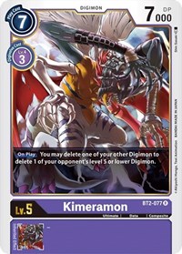 Kimeramon #BT2-077 R