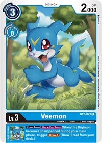 Veemon - BT2-021 #BT2-021 C