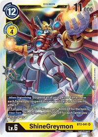 ShineGreymon #BT2-041 SR